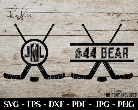 Download Hockey Svg Goalie Svg Hockey Monogram Goalie Monogram Etsy