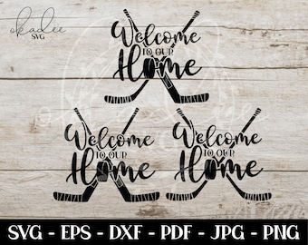 ホームへようこそ SVG ホッケー SVG ホッケーママ SVG プレーヤー SVG ゴールキーパー SVG 即時ダウンロード Cricut ファイル シルエット 印刷可能なクリップアート