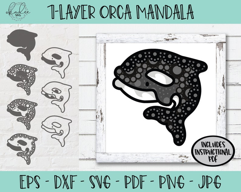 Download Orca Mandala Arctic Animal Svg 3d Mandala Svg Baby Gift Nursery Decor Layered Mandala Svg Nursery Wall Art Whale Mandala Shower Clip Art Art Collectibles Delage Com Br