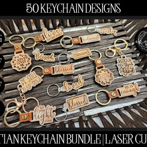 Fichier laser porte-clé, porte-clé découpé au laser, fichier Glowforge, laser SVG, porte-clé chrétien SVG, Laser chrétien, Glowforge SVG, porte-clé Jésus