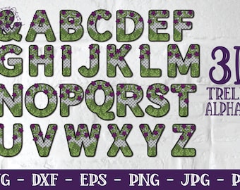 3D Alphabet SVG Bundle, Layered Alphabet, 3D Mandala SVG, Mandala Alphabet, Monogram SVG, 3D Flower Svg, Layered Flower Svg, Mother's Day