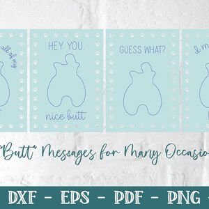 Card SVG Bundle, Layered Card SVG, 3D Card SVG, Cat Butt Card, Greeting Card Svg, Papercut Svg, Card Cut File, Cricut Card, Funny Card Svg image 3