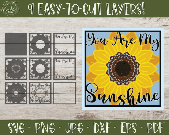 Download 3d Sunflower Mandala Svg 3d Shadowbox Svg 3d Flower Svg You Etsy
