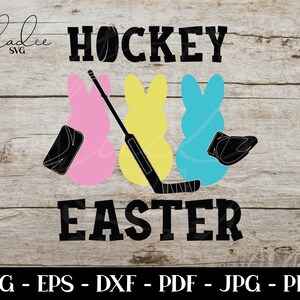 Ostern SVG, Peep SVG, Hockey SVG, Osterhase Svg, Hase Svg, Goalie Svg, Hockey Mom Svg, Instant Download, Cricut Datei, Silhouette Datei