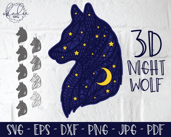 Free Free 129 Layered Wolf Mandala Svg SVG PNG EPS DXF File