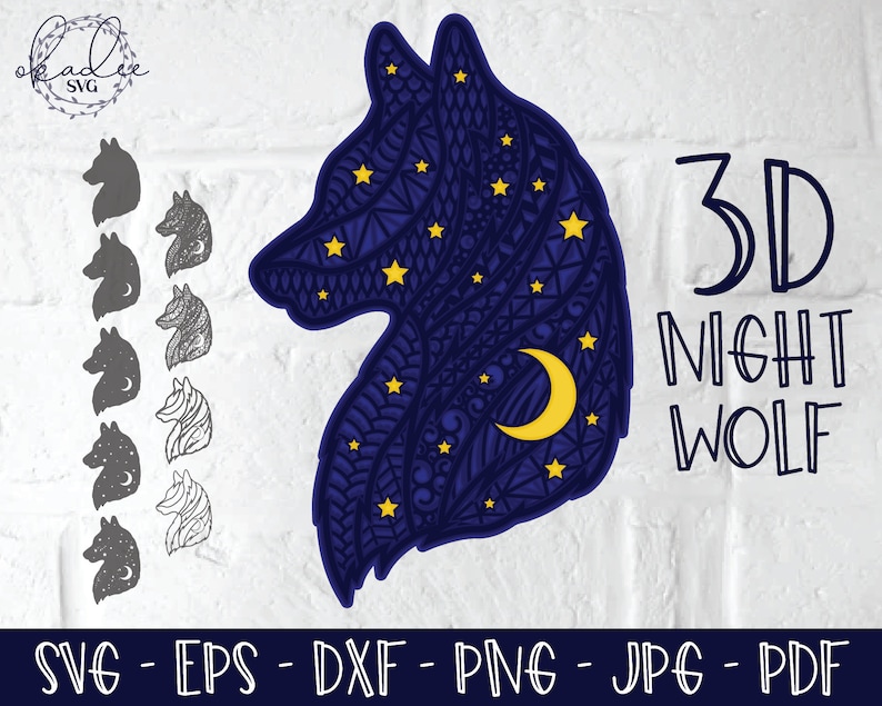 Free Free Layered Wolf Mandala Svg 735 SVG PNG EPS DXF File
