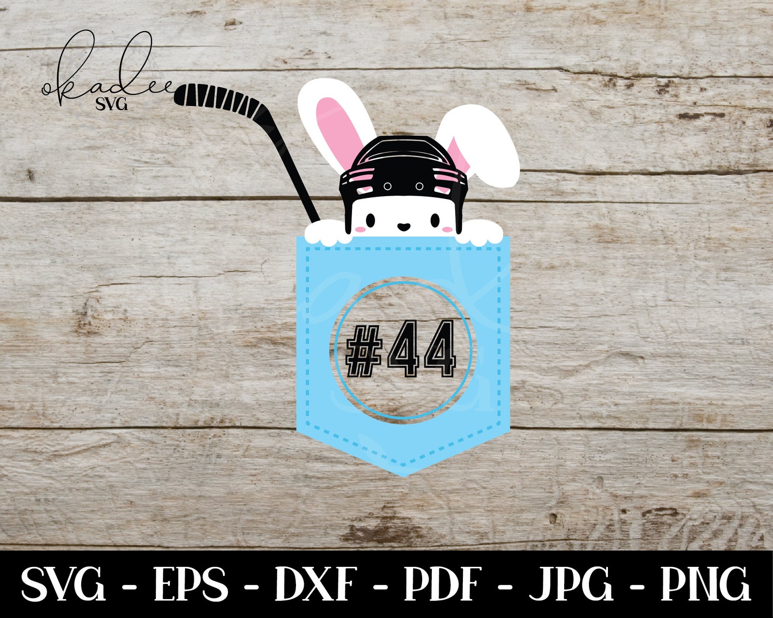 Hockey SVG Easter Bunny SVG Hockey Easter SVG Hockey Etsy