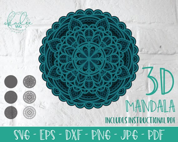 Free Free 203 3D Flower Mandala Svg SVG PNG EPS DXF File