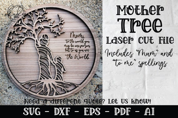Download Laser Cut File Glowforge Mother S Day Svg Mom Svg Mum Etsy