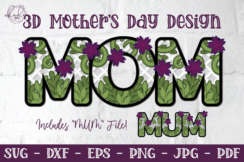 Download Art Collectibles Clip Art Layered Mother S Day Svg 3d Mom 3d Flower Svg Layered Mandala Gift For Mom 3d Mandala Mother S Day Gift 3d Mother S Day Svg 3d Mum