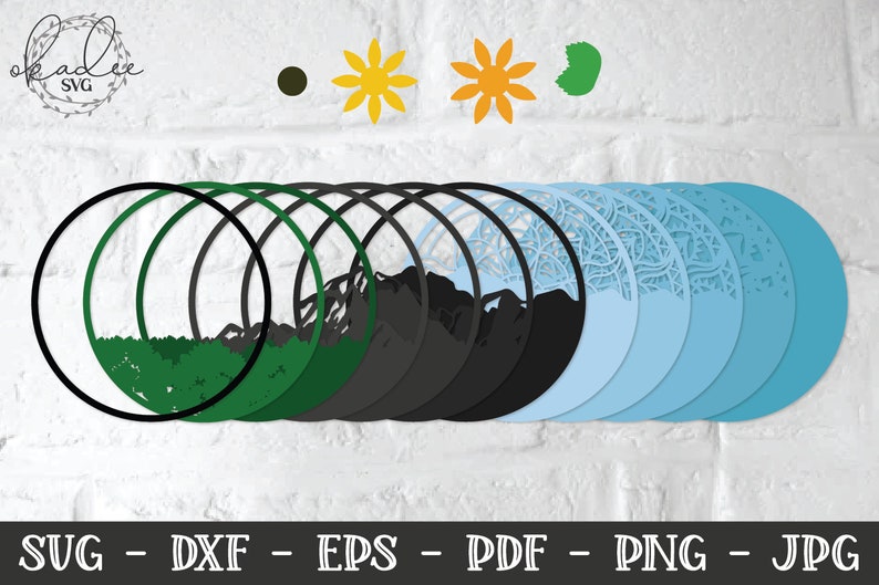 Free Free 161 3D Sunflower Mandala Svg Free SVG PNG EPS DXF File