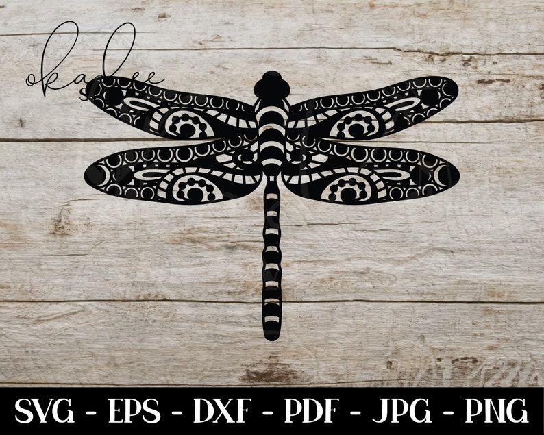 Download 3d Mandala SVG Dragonfly SVG Layered Mandala SVG Cricut | Etsy