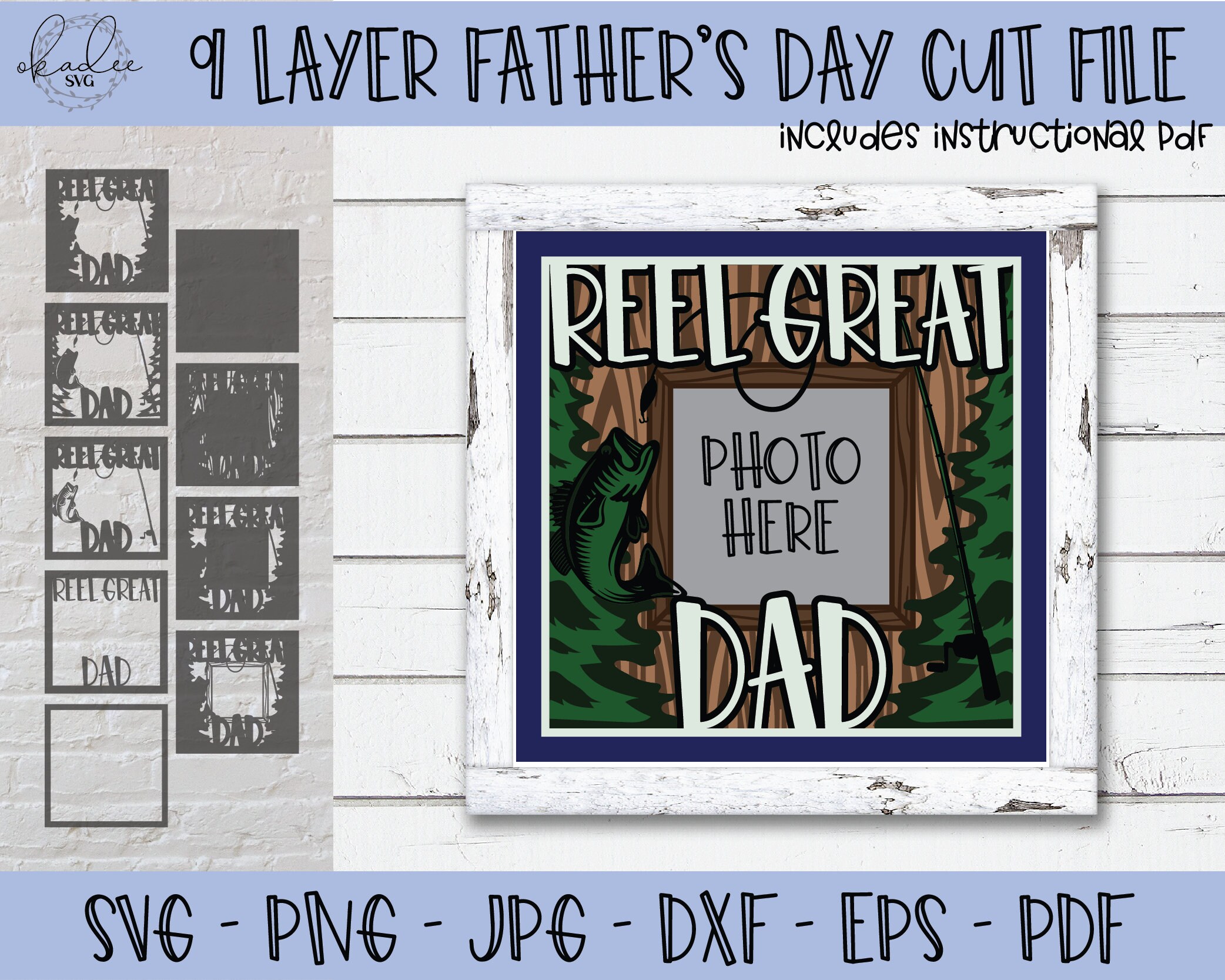 Download Father S Day Svg 3d Shadowbox Svg Layered Svg Etsy