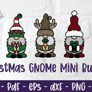 Mega 3D Gnome Bundle, 3D Gnome SVG, Gnome SVG, Layered Gnome, Valentines SVG, Valentine Gnome, Halloween Gnome, Christmas Gnome, America image 2