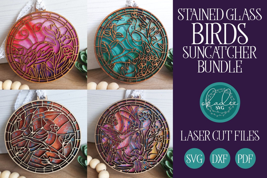 Laser Suncatcher SVG, Laser Cut File, Laser Cut Suncatcher,