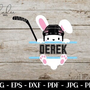 Hockey SVG, Osterhase SVG, Hockey Ostern SVG, Hockey Monogramm Svg, Split Monogramm Svg, Ostern Monogramm Svg, Hockey Mom Svg, Download