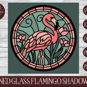 3D Flamingo Shadowbox, Flamingo SVG, Stained Glass Shadowbox, 3D Mandala, Flamingo Shadowbox, 3D Flamingo SVG, Stained Glass Svg, Flamingo