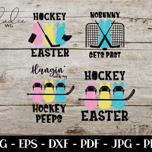 Ostern SVG, Peep SVG, Hockey SVG, Osterhase Svg, Hase Svg, Hockey Mom Svg, Sofortiger Download, Cricut Datei, Silhouette Datei, Ostern Bundle