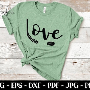 Hockey SVG, Hockey Mom SVG, Hockey Love SVG, Hockey Stick, Instant Download, Cut Bestand, Cricut, Silhouet, Sublimatie, Print en Cut