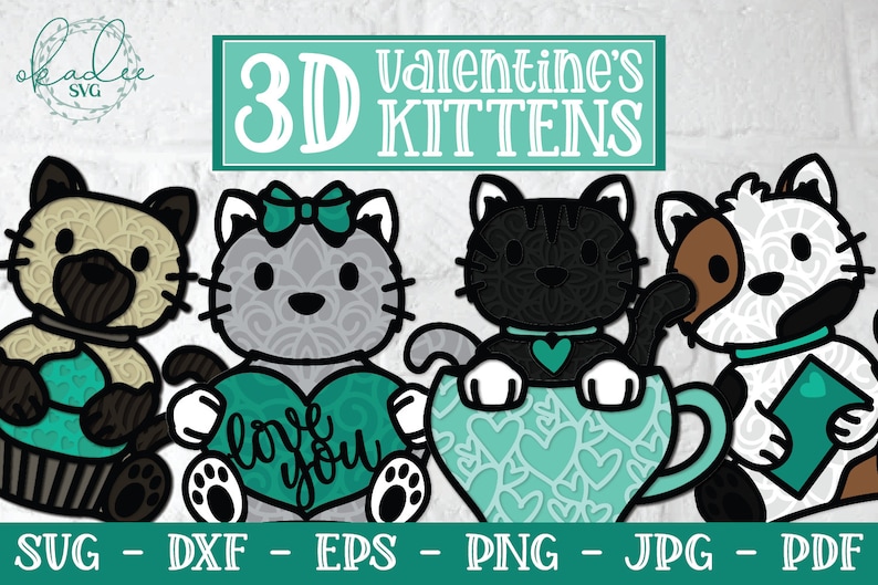 Download 3d Cat Svg 3d Mandala Svg Valentine Cat Dxf Valentine Kitty Layered Cat Svg 3d Valentine Kittens Cat Mandala Svg Layered Mandala Clip Art Art Collectibles Silmic Com