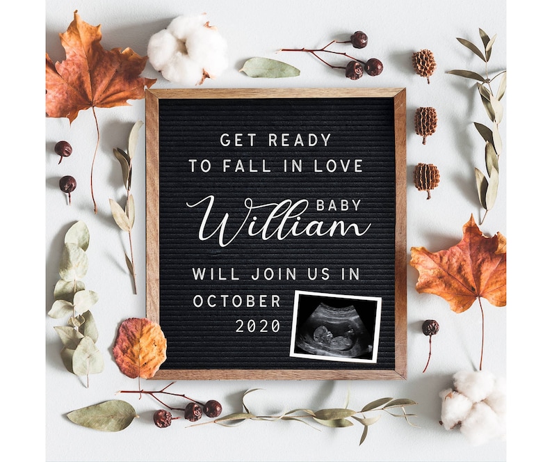 Editable Digital Baby Announcement digital Pregnancy Etsy Canada