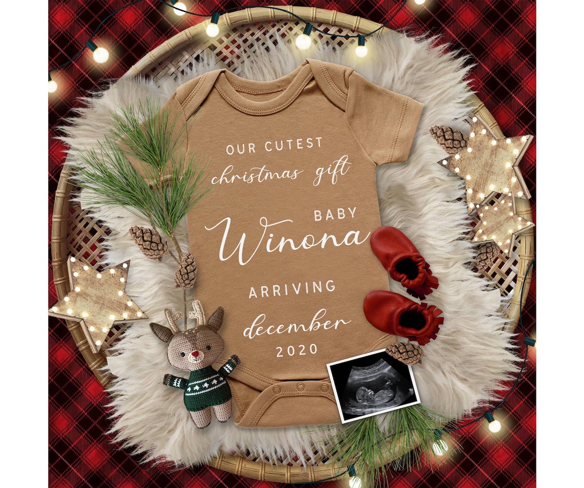 Christmas Pregnancy Announcement Editable Digital Baby Etsy Canada Christmas Pregnancy Announcement Editable Digital Baby Etsy Canada