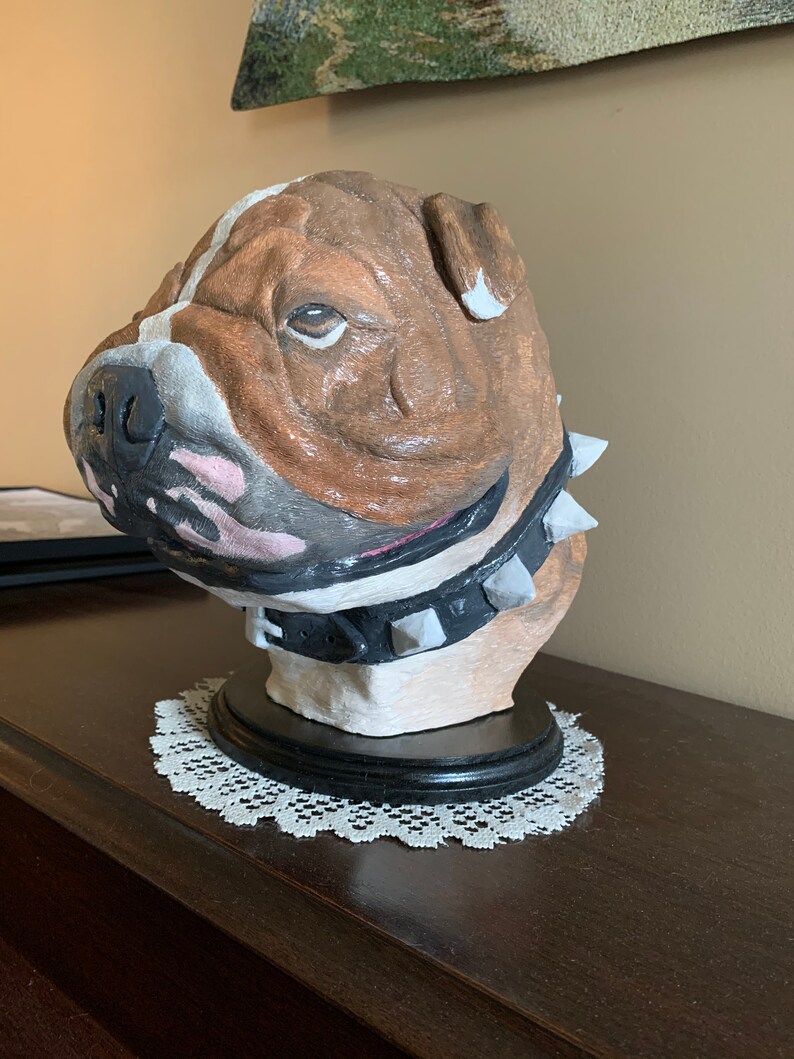 Ceramic Bulldog original | Etsy Ceramic Bulldog original | Etsy