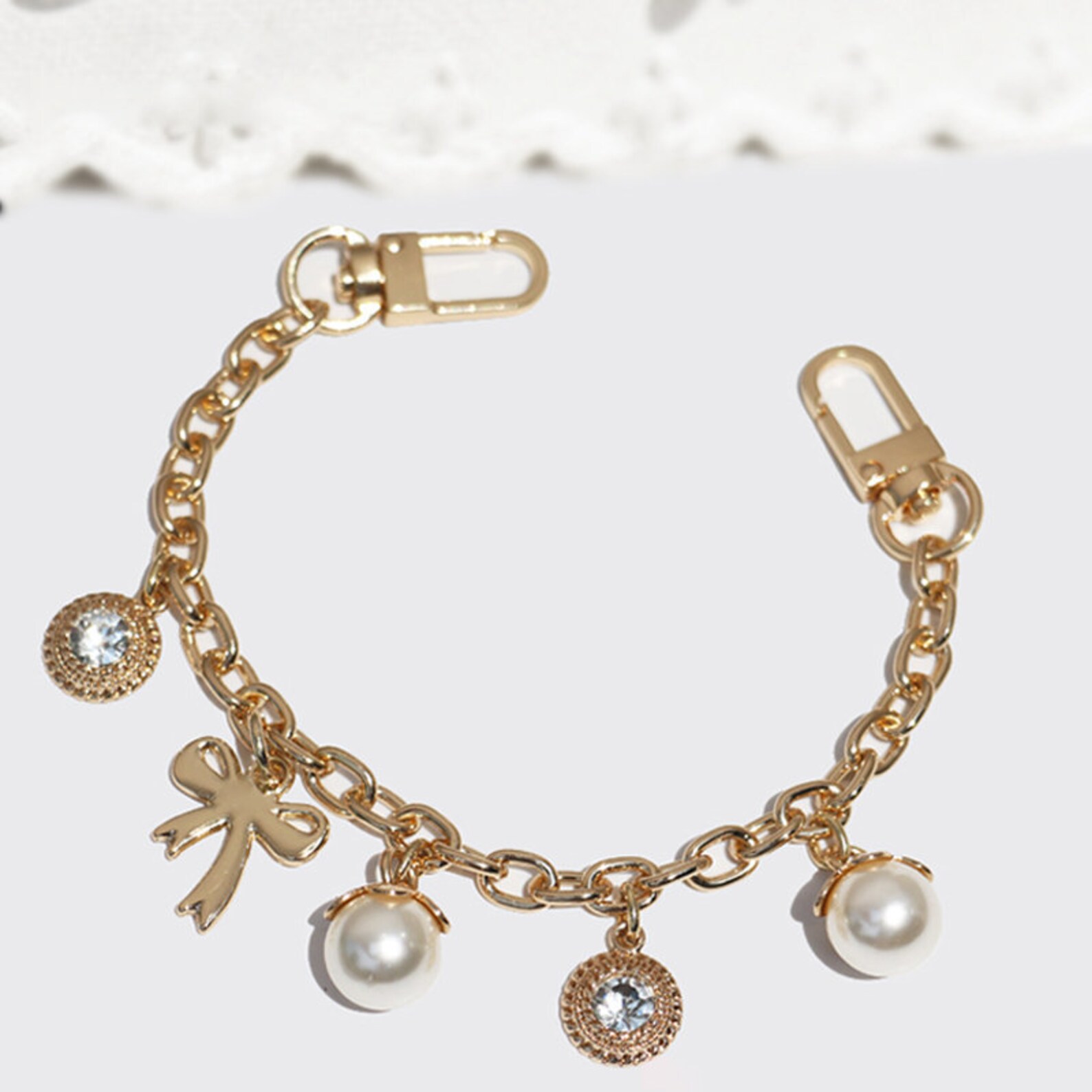Bag Charm Chain for Designer Handbags 8mm Width Gold Cute Etsy