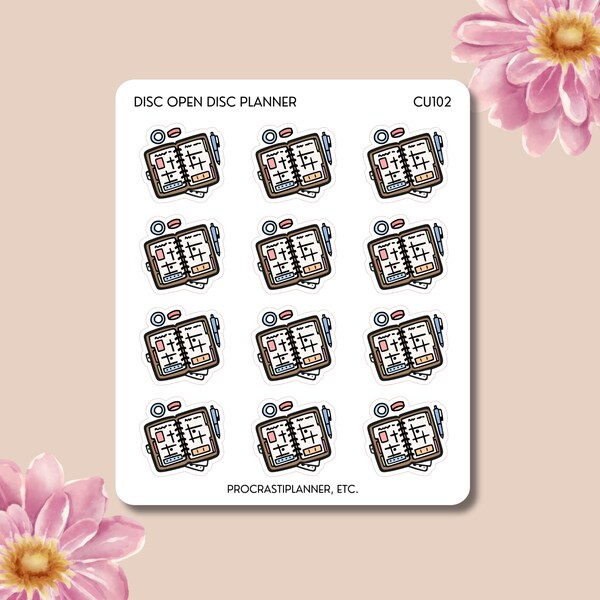 Open Face Disc Planner