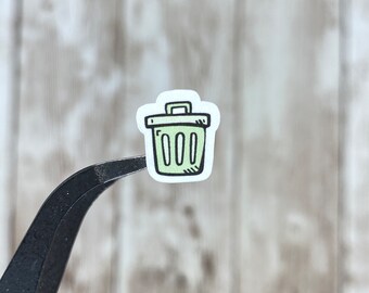 Trash Can - Household Icon Planner Stickers for Planners Journals