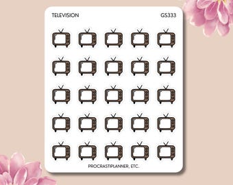 Television Planner Stickers