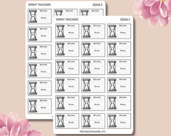 Sprinttrackers voor woordentelling voor auteurs, schrijvers en schrijfsprints