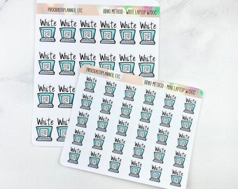 Volume Discount - Write Laptop with Document HB90 Method Collab Planner Stickers