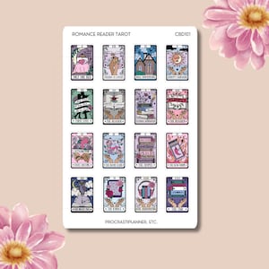 Romance Reader Tarot Stickers