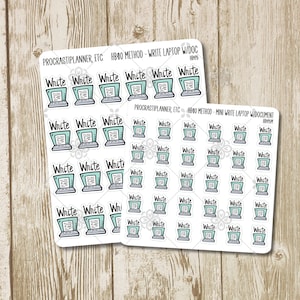 HB90 Method Collab - Write Laptop with Document Planner Stickers