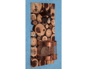 BareTops - Castle Rock Wall Mounted Bottle Opener with Copper & Stainless Steel Magnetic Catch