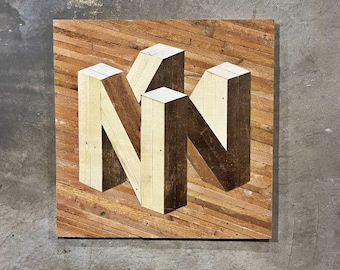 3D N Logo (Desert)
