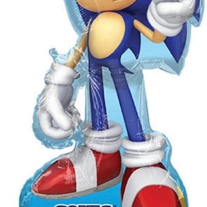 Palloncino foil standup AirLoonz Sonic the Hedgehog 2, 53 pollici
