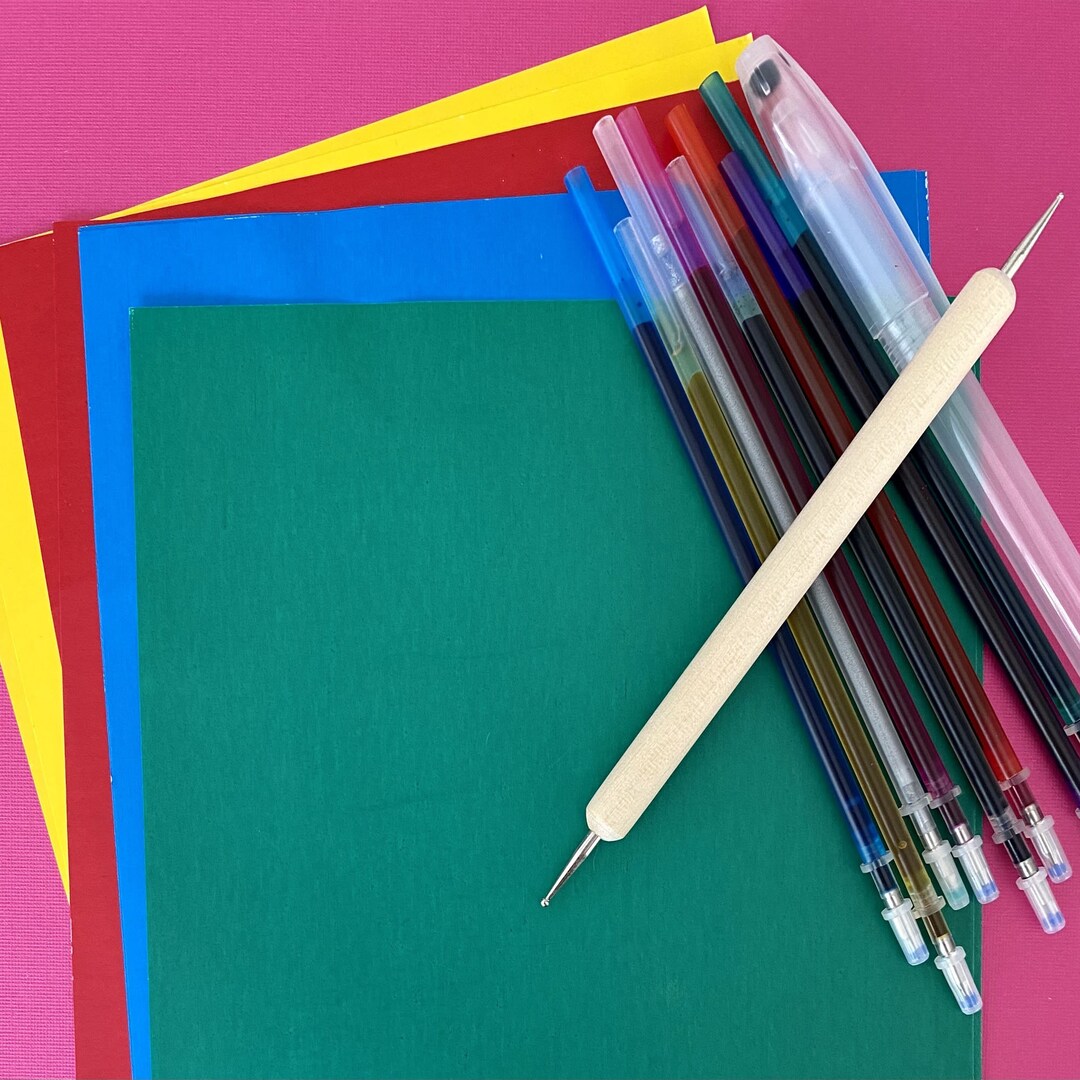 10 Pcs Embroidery Transfer Paper Kit With 8 Pcs Water Erasable Etsy