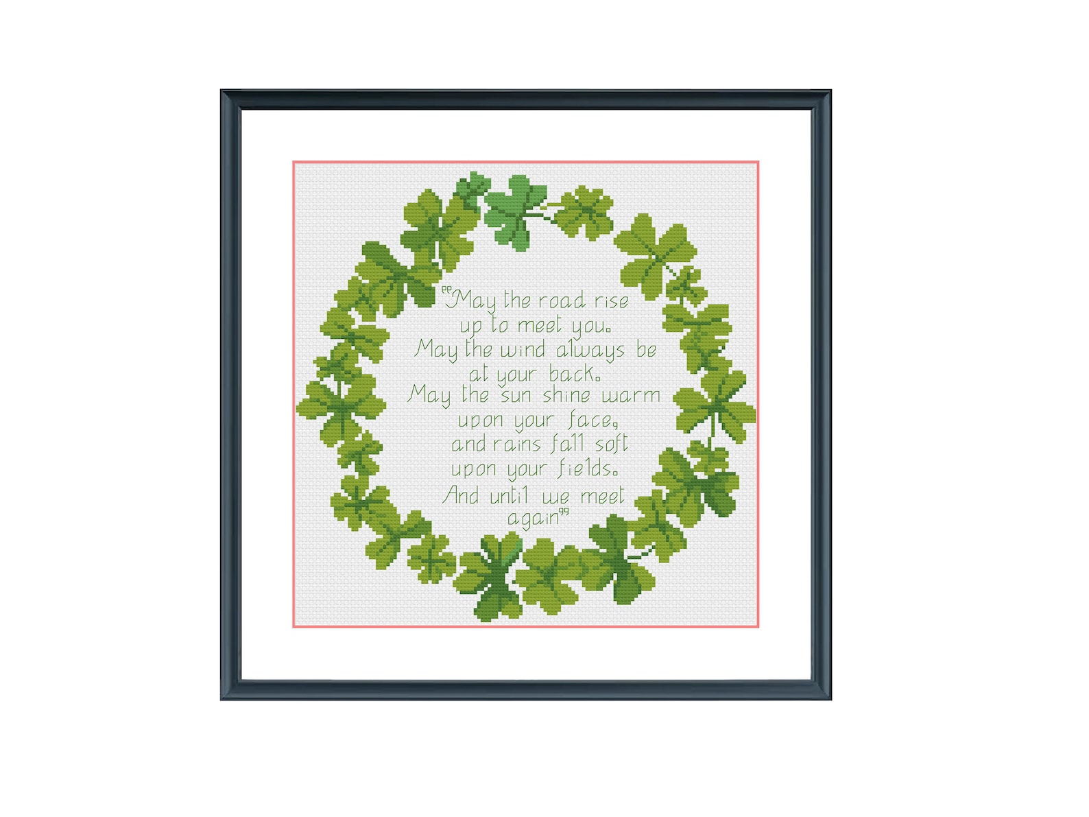 Irish Blessing Cross Stitch Pattern Catholic Prayer Art Etsy