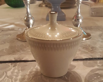 SPECTRUM by MIKASA Sugar Bowl with Lid  Pattern #5504  Excellent Condition   Like New Condition