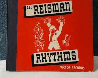 LEO REISMAN RYTHMS 78 rpm Shellac  3 Record  Set Victor Records