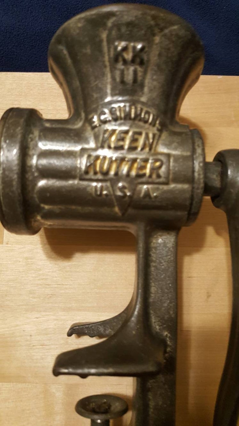 Vintage E. C. Simmons Keen Kutter 11 Meat Grinder Collectible 1940s Etsy