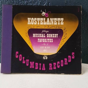 KOSTELANETZ Musical Comedy Favorites 78 rpm Shellac  3 Record  Set
