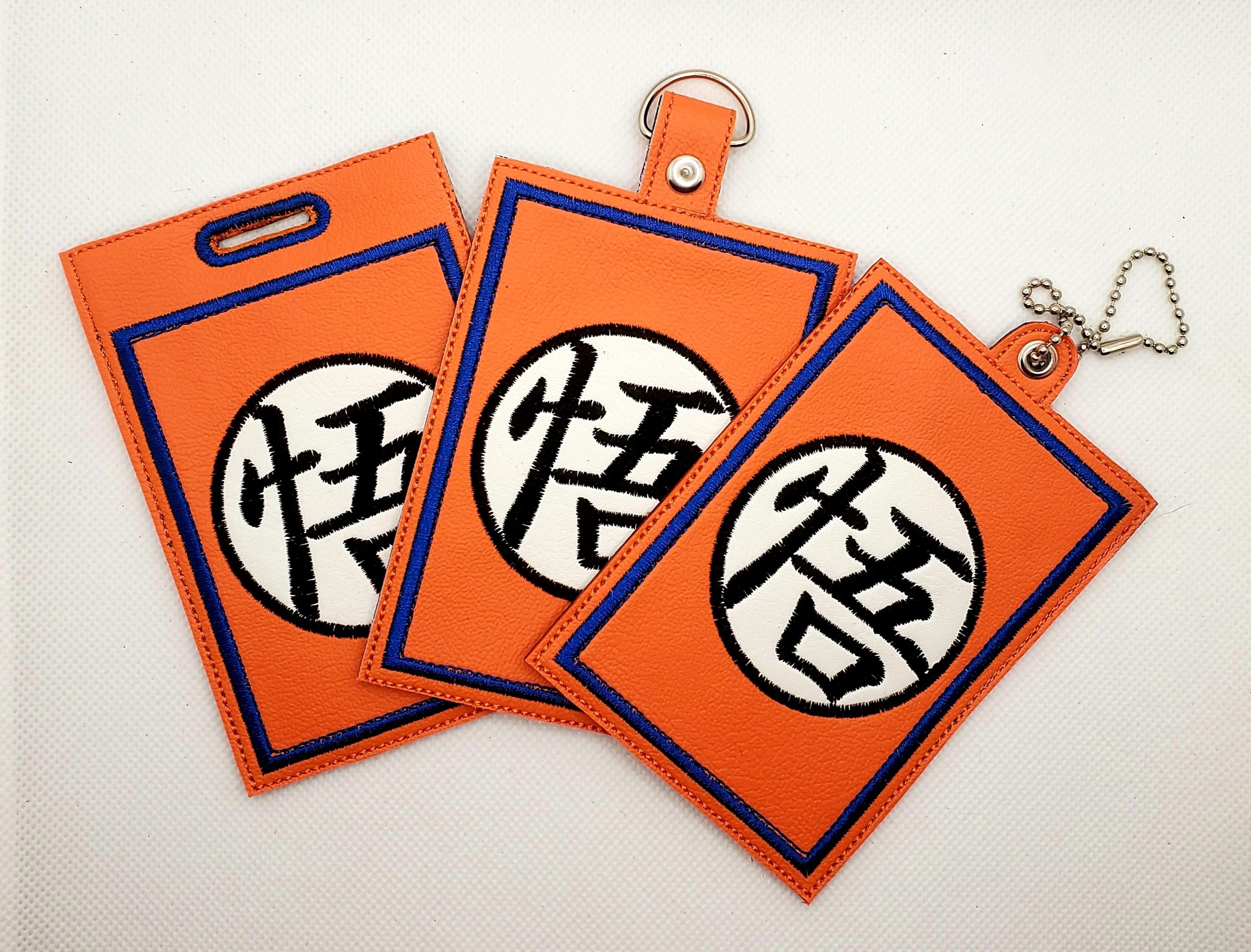 Dragon Ball Colored Campus ID Lanyard Clip Card Sleeve Anime