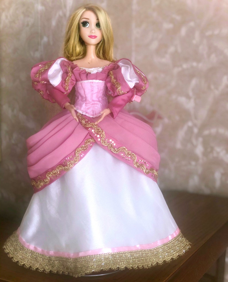 Ariel D23 limited edition 30th anniversary little mermaid doll custom made Dress Replica (dress only-no doll) for 12 or 17” doll image 5