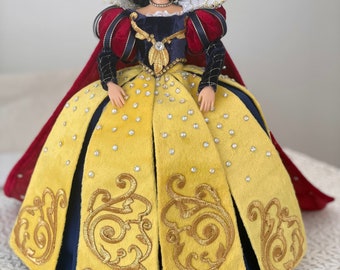 Snow White inspired dress for Snow White’s Prince doll
