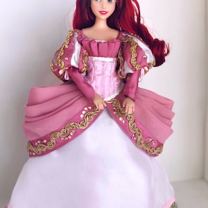Ariel D23 limited edition 30th anniversary little mermaid doll custom made Dress Replica (dress only-no doll) for 12 or 17” doll