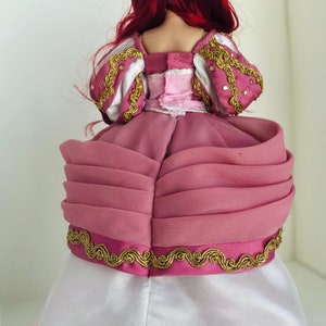 Ariel D23 limited edition 30th anniversary little mermaid doll custom made Dress Replica (dress only-no doll) for 12 or 17” doll image 3
