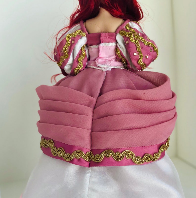 Ariel D23 limited edition 30th anniversary little mermaid doll custom made Dress Replica (dress only-no doll) for 12 or 17” doll image 3